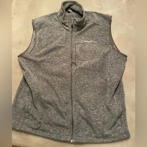 Eddie Bauer Charcoal Fleece Vest